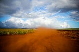 Red dusty road