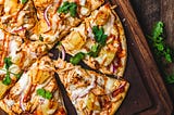 Delicious pizza straight from a wood-fired oven