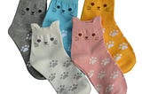 jeasona-5-pairs-womens-fun-socks-cute-cat-animals-funny-funky-novelty-cotton-gift-cute-cat-size-free-1
