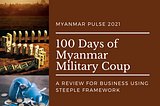 100 Days after the Myanmar Coup : a STEEPLE analysis.