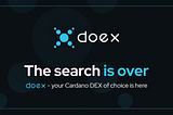 Hype Growing as DOEX Set to Become the First DEX on Cardano