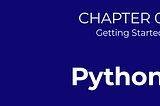 Chapter 0 — Getting Started