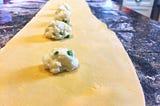 Homemade Lemon Ricotta and Chive Ravioli