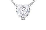 Heart-Shaped Lab-Created Moissanite Pendant from Delmar at Nordstrom Rack | Image
