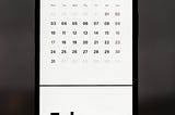 mobile calendar booking