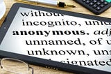 Monthly Musings — Sep. 2018: Anonymous Giving and Transparent Grantmaking