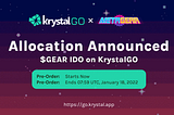 Results & Guide to Token Sale: MetaGear IDO on KrystalGO