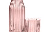 elle-decor-ribbed-bedside-water-carafe-with-tumbler-set-ribbed-glass-pitcher-and-matching-drinking-g-1