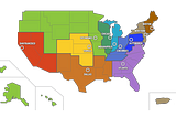 Figure 1 - FHL Banks Region Division