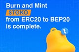 Announcement Regarding the Successful Movement of TOKO Token from ERC20 to BEP20