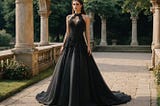 Womens-Black-Dress-For-Wedding-1