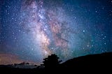 photo of a night sky with stars