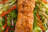 Seared Salmon and Napa Cabbage With Warm Lemon-Soy Dressing Recipe