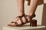 Brown-Strappy-Sandals-Heels-1