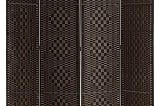 Foldable Hanging Room Divider with Privacy Panels | Image