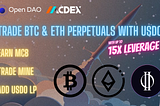 MCDEX and OpenDAO Partner to offer USDO Stablecoin Pools and Leveraged Trading