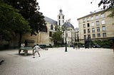 Square Charles-Victor Langlois, Marais district, Paris