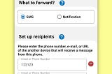 How to have 2FA SMS token redirected to another phone number?