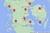 Where can I get married in Denmark near the German border?