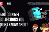 5 Bitcoin NFT collections you must know about