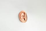 A decorative photo of an ear
