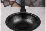 monarch-abode-19194-black-hand-hammered-rotunda-dual-mount-bathroom-vanity-sink-16-inches-1