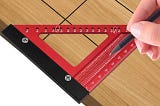 Aluminum Alloy Woodworking Angle Ruler for Accurate Layouts | Image