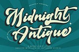 Midnight Antique Font