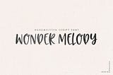 Wonder Melody Font