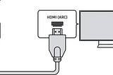 How I solved HDMI ARC problem between a set-top box, TV and Sonos arc using scissors.