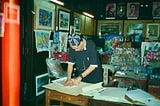 Batik art class in Kota Bharu