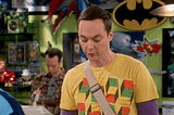 Sheldon from Big Bang Theory shivers and says, “Did anybody else just get goosebumps?”