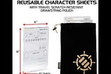 enhance-tabletop-acrylic-character-sheet-set-reusable-5e-dungeons-and-dragons-character-sheets-clear-1