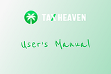 How to use Tax Heaven