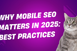 Why Mobile SEO Matters in 2025: Best Practices