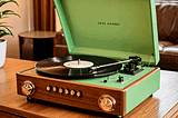 Green Record Players-1