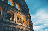 The Colosseum in Rome, Italy