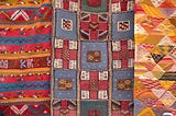 Three patchwork quilts