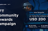 NFT Community Rewards Campaign — USD 5,000 of CRO Prizes for 25 Lucky Draw Winners