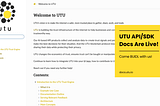 Introducing the UTU Trust API/SDK Docs: Building Trust in Web3