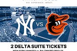 Top 5 New York Yankees Vs Baltimore Orioles Tickets