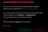 CitCap Notifications are here!