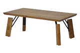 simplie-fun-rectangular-wooden-coffee-table-with-block-legs-natural-brown-1