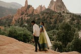 couple walking together outside