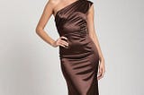 Brown-Satin-Midi-Dress-1