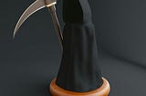 Grim reaper ornmanet.