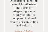 Building Culture Through Onboarding