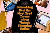 Debunking 10 of the Most Used Terms when Vintage Shopping Online