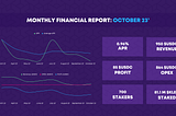 October Financial Report