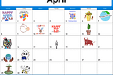 The GIF Calendar: April 2023